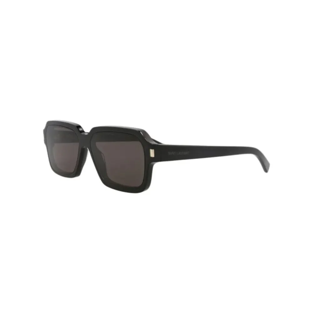Saint Laurent Square-Frame Recycled Acetate Sunglasses Black Mens